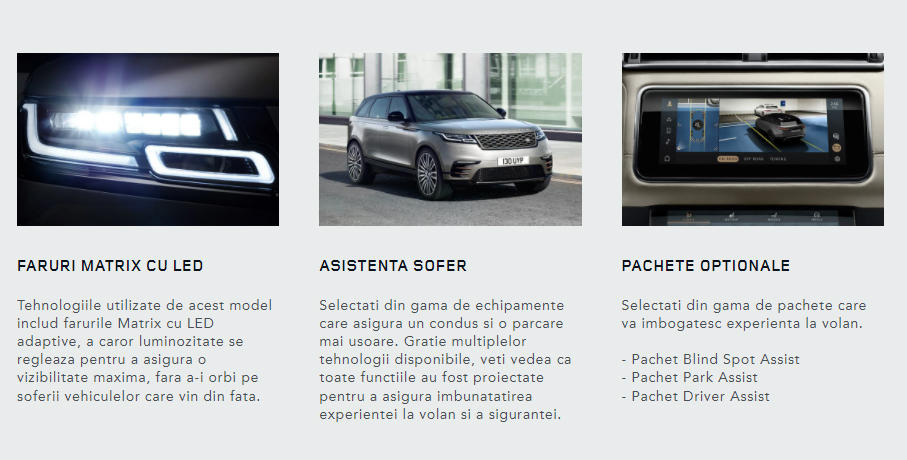 velar detalii